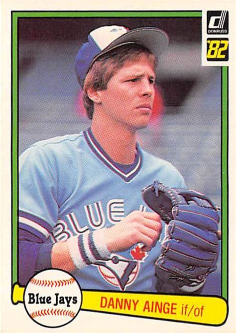 danny ainge baseball card